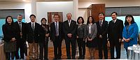 CUHK representatives welcome the delegation from Sichuan University